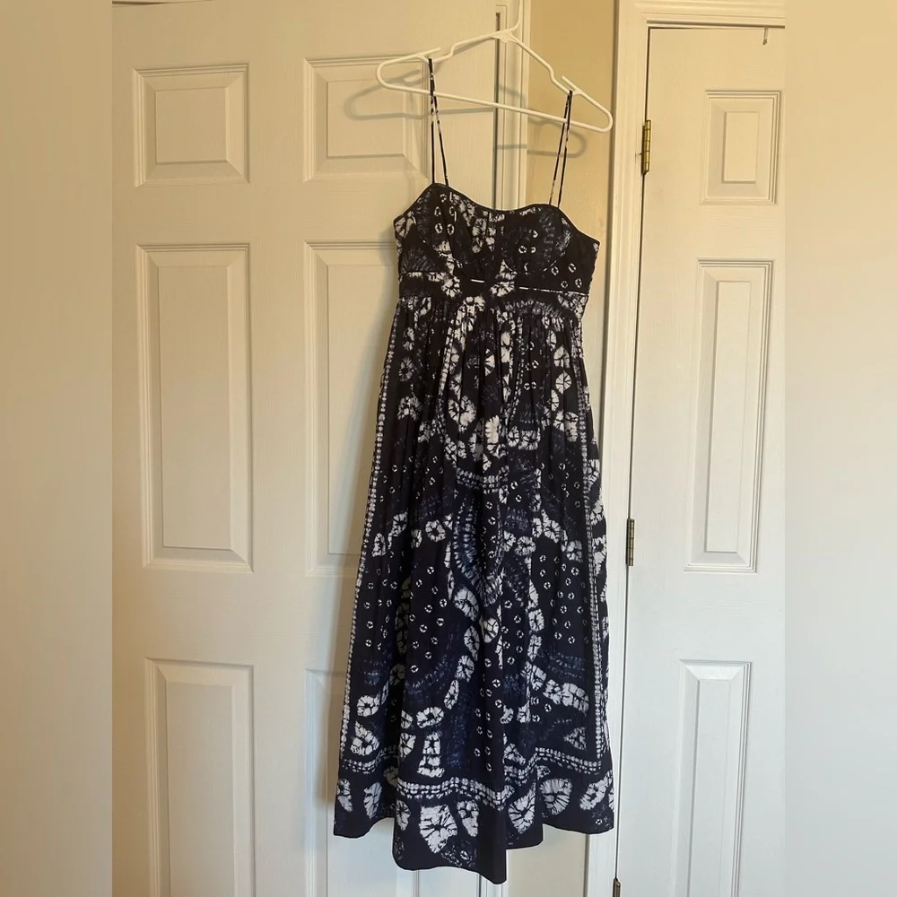 Ulla Johnson Mariza Dress Indigo Handmade Size 4 - Picture 7 of 9